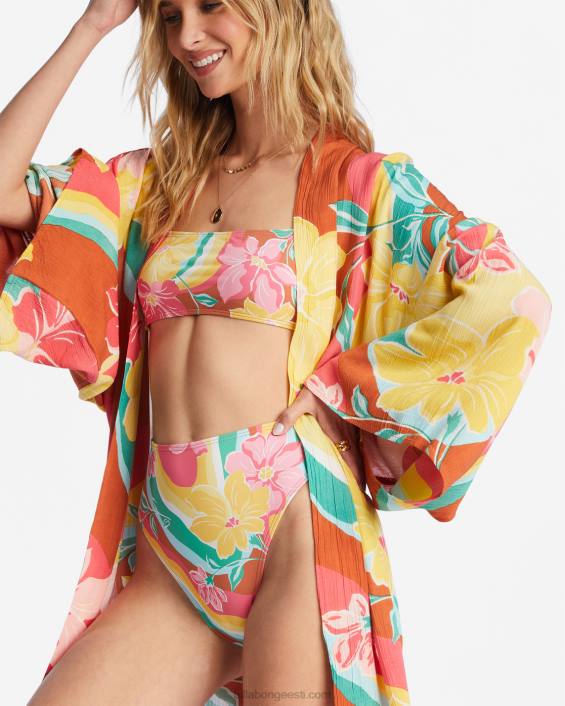 loveland 2 kimono rand varjata naised telliskivi D28T1695 Billabong