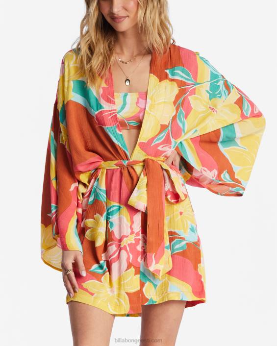 loveland 2 kimono rand varjata naised telliskivi D28T1695 Billabong