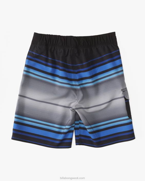 2-7 terve päeva stripe pro performance 13'' boardshorts poisid must D28T1085 Billabong