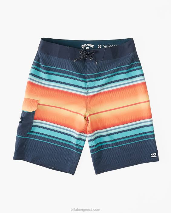 kogu päeva stripe pro performance 16'' boardshorts poisid merevägi D28T930 Billabong
