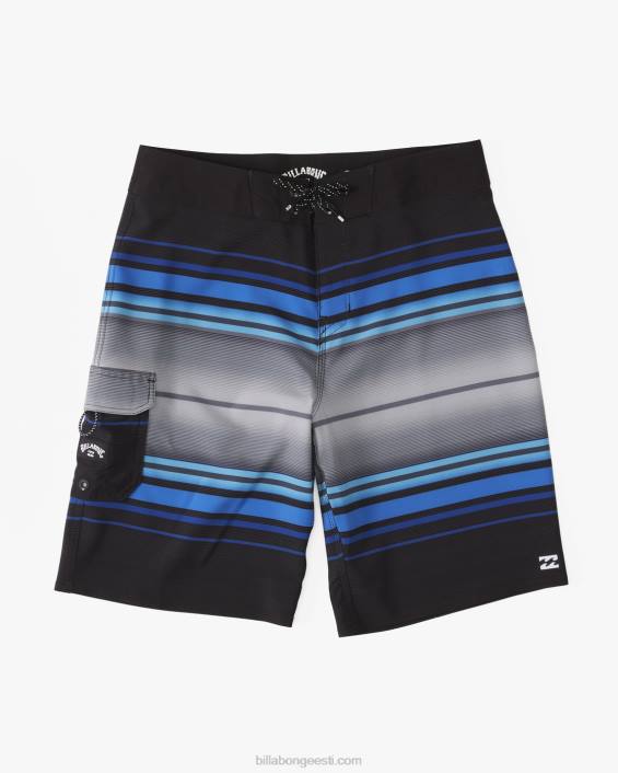 kogu päeva stripe pro performance 16'' boardshorts poisid must D28T1015 Billabong