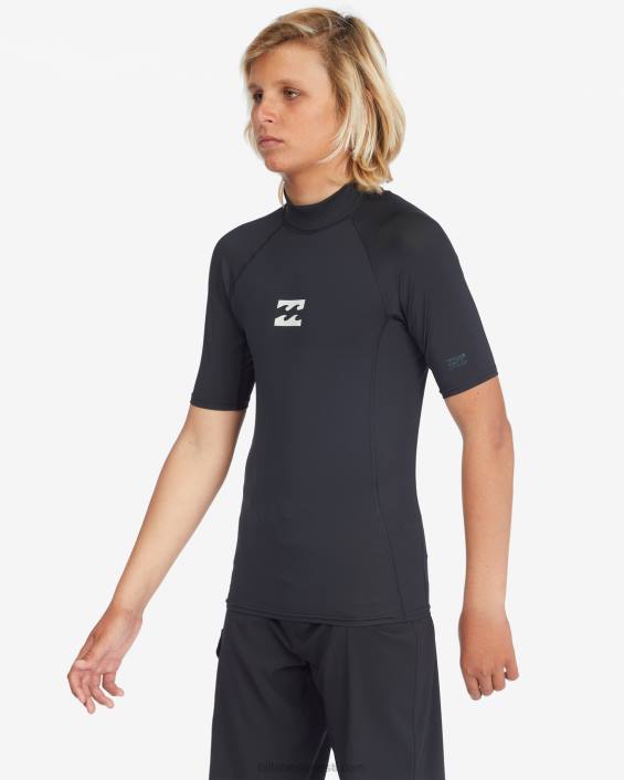 kogu päeva laine jõudlus sobib lööbe vest poisid must D28T964 Billabong