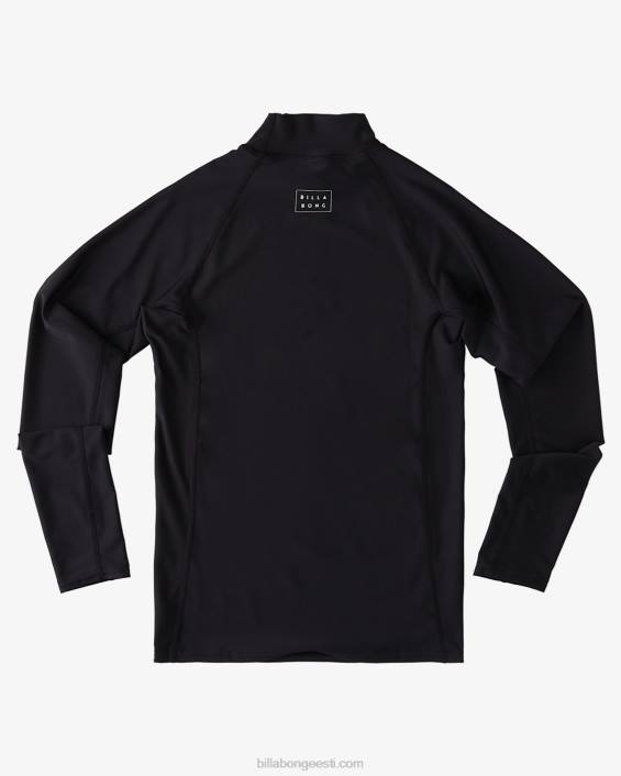 kogu päeva laine jõudlus sobib pikkade varrukatega lööbekaitse poisid must D28T962 Billabong