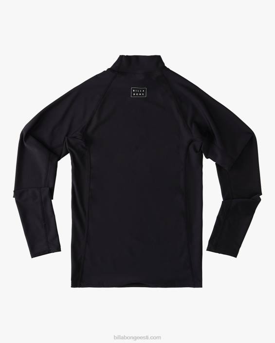 kogu päeva laine jõudlus sobib pikkade varrukatega lööbekaitse poisid must D28T962 Billabong