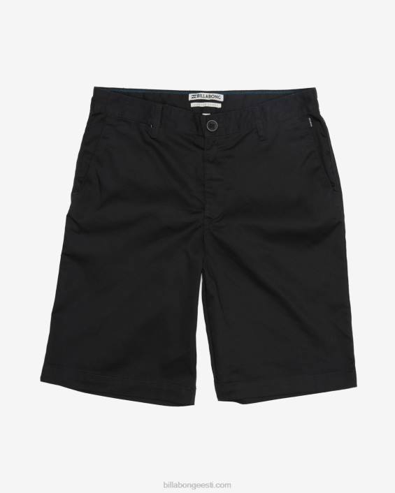 bbg chino lühikesed püksid poisid must D28T989 Billabong