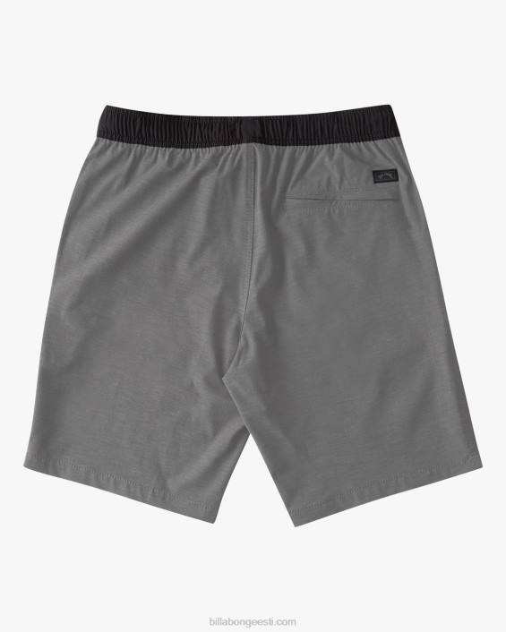 crossfire elastne vöökohaga sukelpüksid 16'' poisid hall D28T950 Billabong