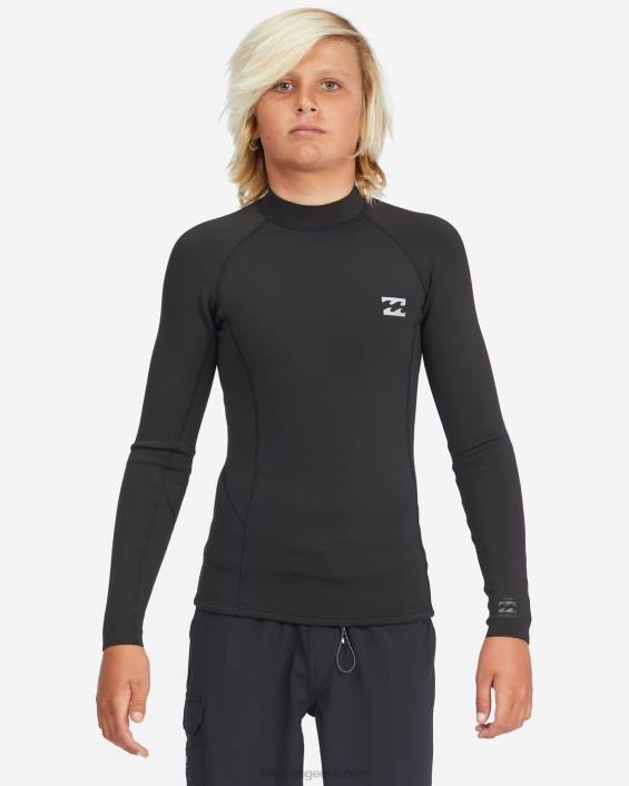 1/1 mm absoluutne märja ülikonna jope poisid must D28T986 Billabong