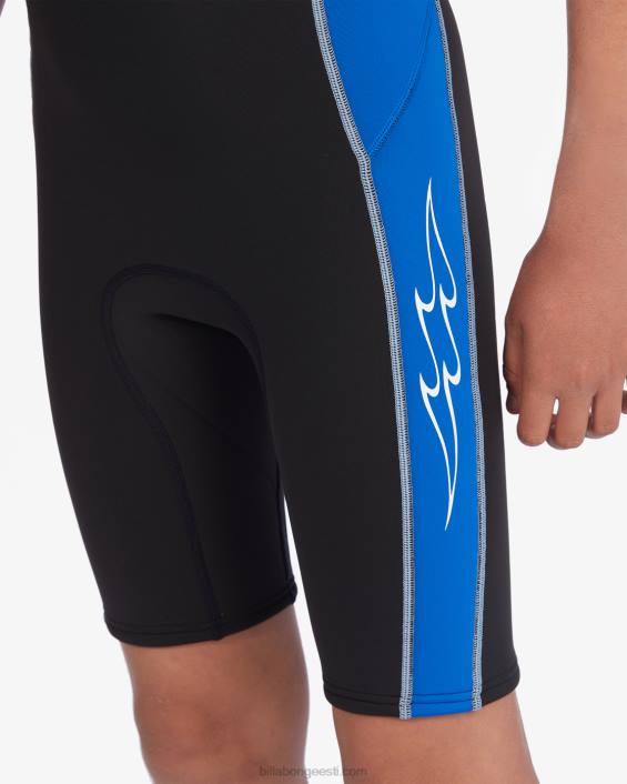 2/2 mm absoluutselt lühikeste varrukatega seljaga tõmblukuga vedrukostüüm poisid sadam D28T892 Billabong