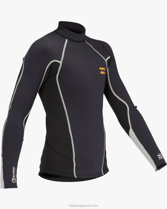 2mm absoluutselt pikkade varrukatega hüdroülikonna jope poisid must kivi D28T991 Billabong