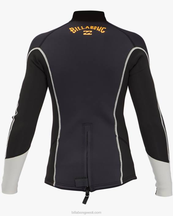 2mm absoluutselt pikkade varrukatega hüdroülikonna jope poisid must kivi D28T991 Billabong