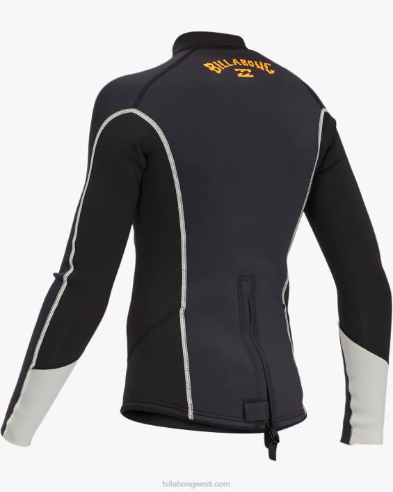 2mm absoluutselt pikkade varrukatega hüdroülikonna jope poisid must kivi D28T991 Billabong