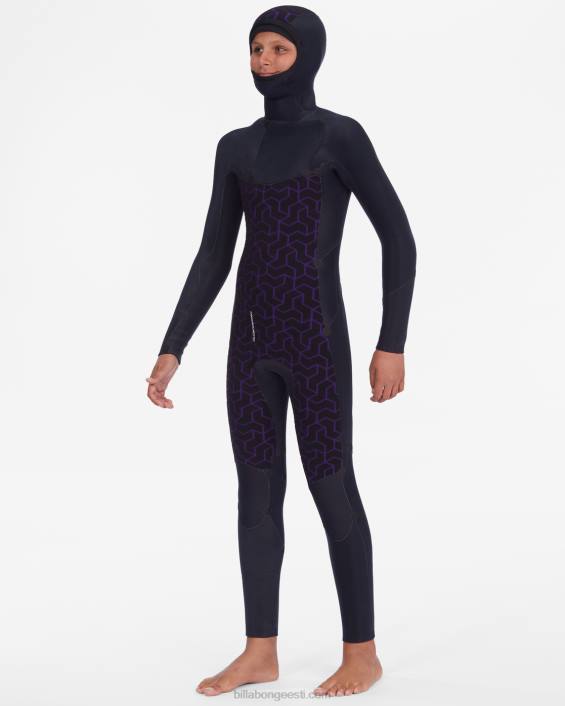 5/4 absoluutse rinnakorvi lukuga kapuutsiga hüdroülikond poisid sõjaväelased D28T909 Billabong