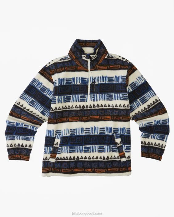 boundary mock kaelusega fliisist pullover poisid valgendi D28T1146 Billabong