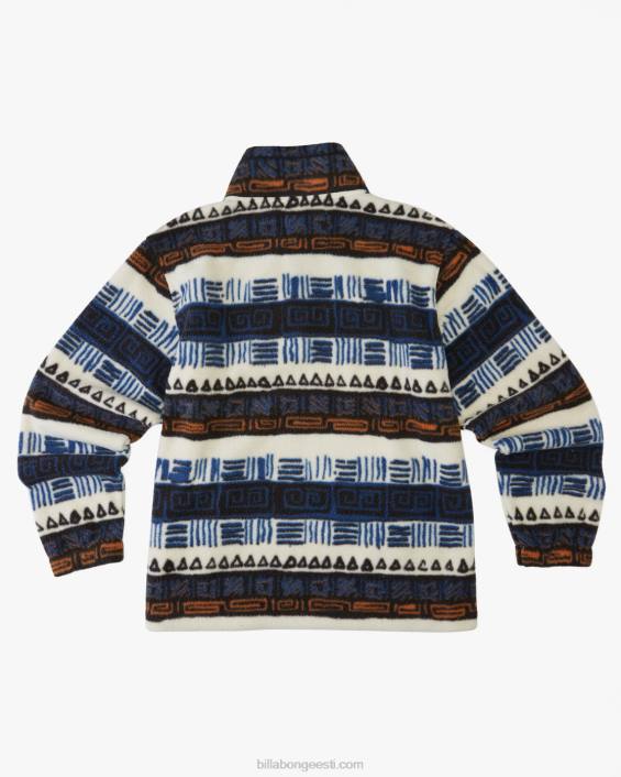 boundary mock kaelusega fliisist pullover poisid valgendi D28T1146 Billabong