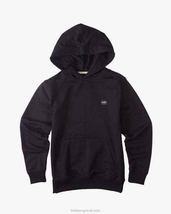 kogu päeva orgaaniline pullover hoodie poisid must D28T1077 Billabong