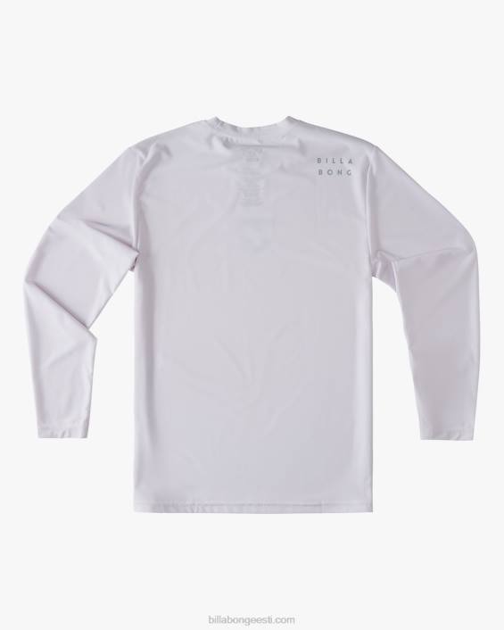 kogu päeva laine lahtiselt pikkade varrukatega surfisärk poisid valge D28T959 Billabong