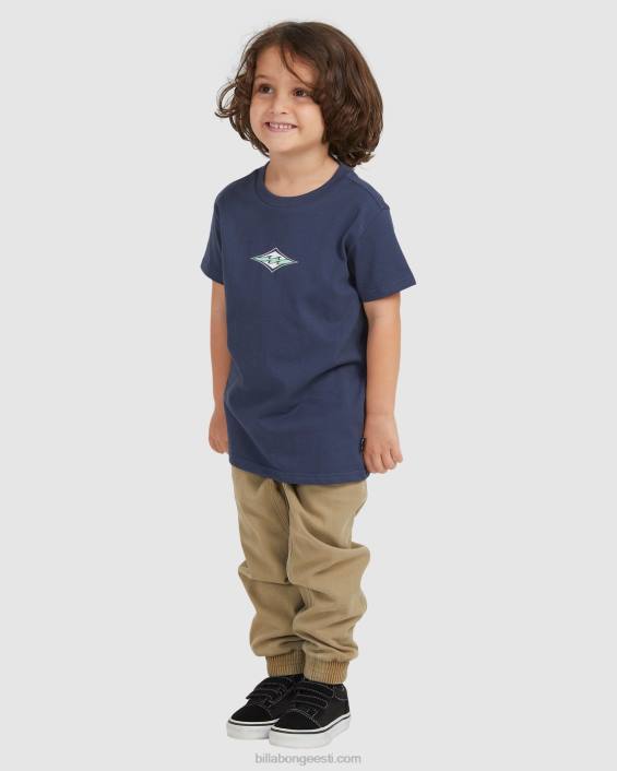 (2-7) gromsi teemantlaine lühikeste varrukatega T-särk poisid denim D28T1095 Billabong