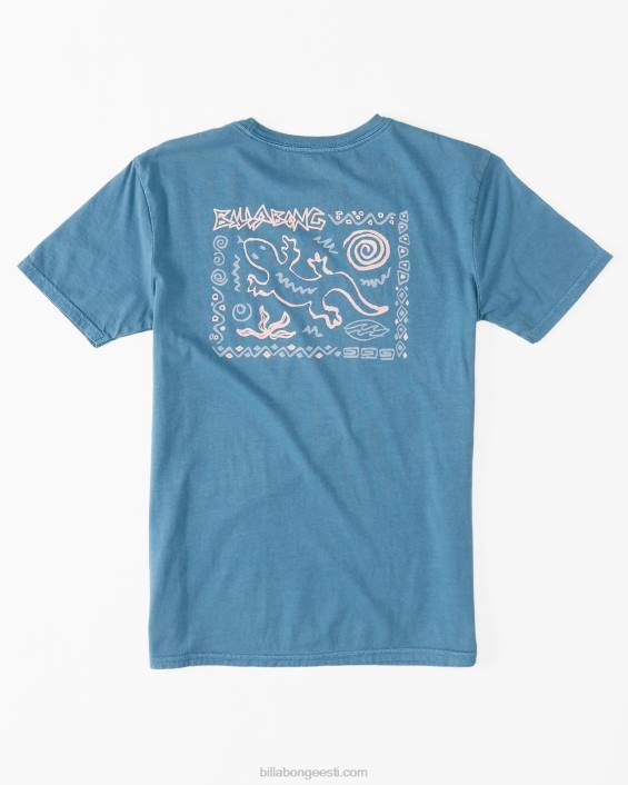 peegeldustega t-särk poisid sinine Laguun D28T1016 Billabong