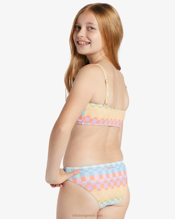 paradise check kaheosaline trilet bikiinikomplekt tüdrukud mitu D28T2649 Billabong