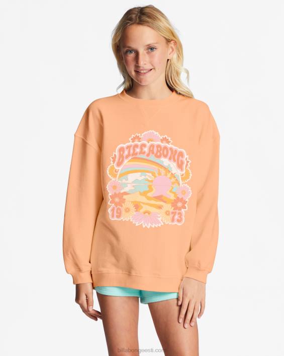 lainete tegemine crewneck dressipluus tüdrukud hele melon D28T2658 Billabong