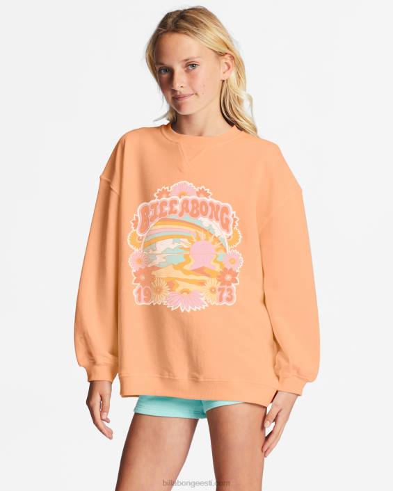 lainete tegemine crewneck dressipluus tüdrukud hele melon D28T2658 Billabong