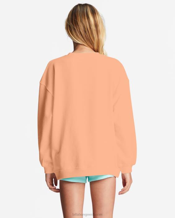 lainete tegemine crewneck dressipluus tüdrukud hele melon D28T2658 Billabong