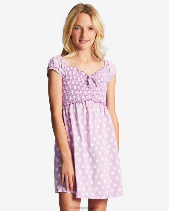 4-16 girly tropics kleit tüdrukud lilla unistus D28T2732 Billabong