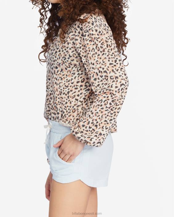 meeletult elastsed vöökohaga lühikesed püksid tüdrukud kerge chambray D28T2601 Billabong