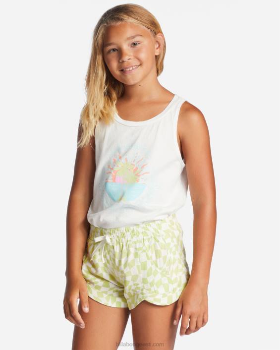 meeletult elastsed vöökohaga lühikesed püksid tüdrukud kerge laim D28T2763 Billabong