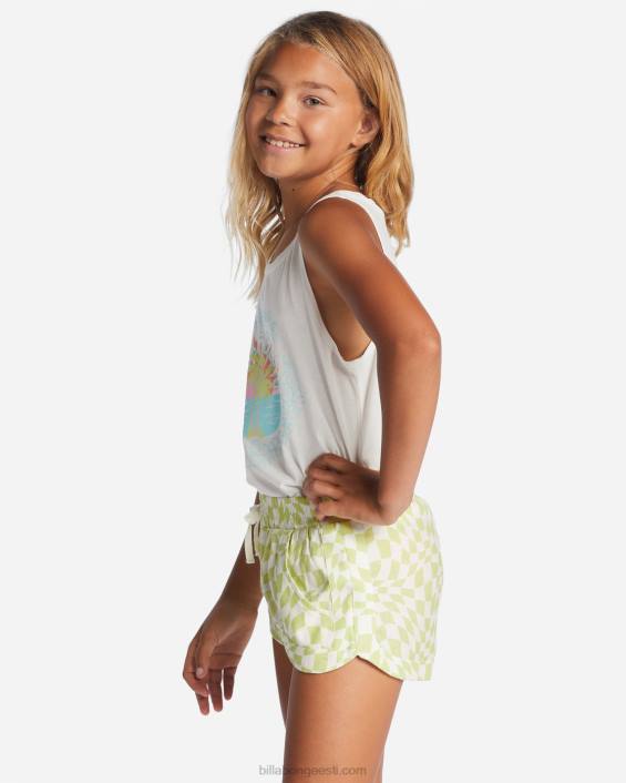 meeletult elastsed vöökohaga lühikesed püksid tüdrukud kerge laim D28T2763 Billabong