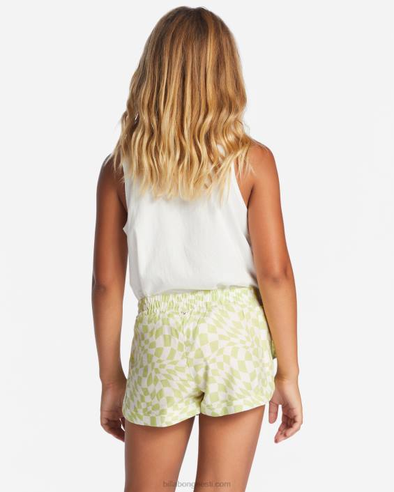 meeletult elastsed vöökohaga lühikesed püksid tüdrukud kerge laim D28T2763 Billabong