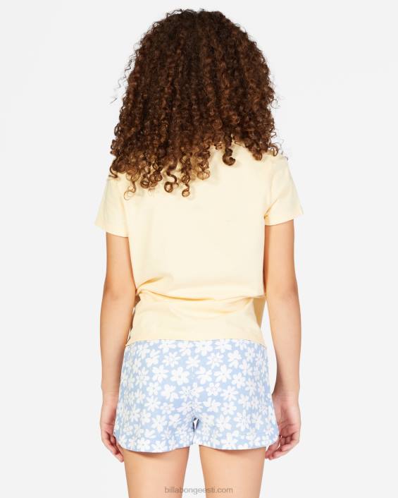 meeletult elastsed vöökohaga lühikesed püksid tüdrukud lahe sinine D28T2833 Billabong