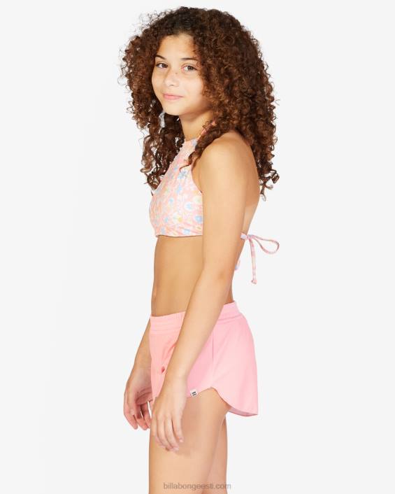 mini müstilised lauapüksid tüdrukud koralliroosa D28T2766 Billabong