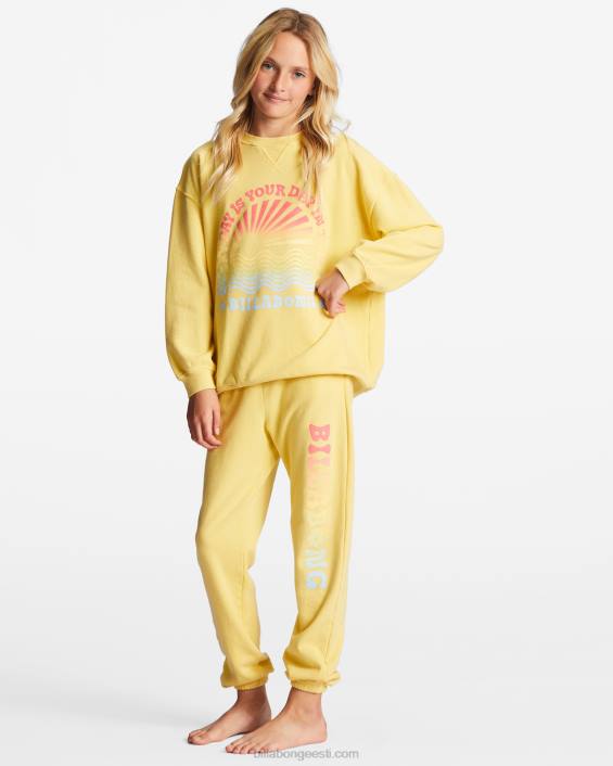 laineid tehes kõrge vöökohaga dressipüksid tüdrukud värskelt pressitud D28T2702 Billabong