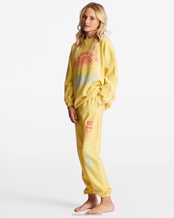 laineid tehes kõrge vöökohaga dressipüksid tüdrukud värskelt pressitud D28T2702 Billabong