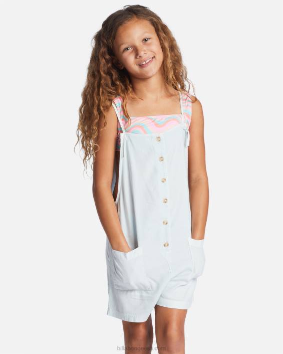 lainekell jr romper tüdrukud kerge chambray D28T2640 Billabong