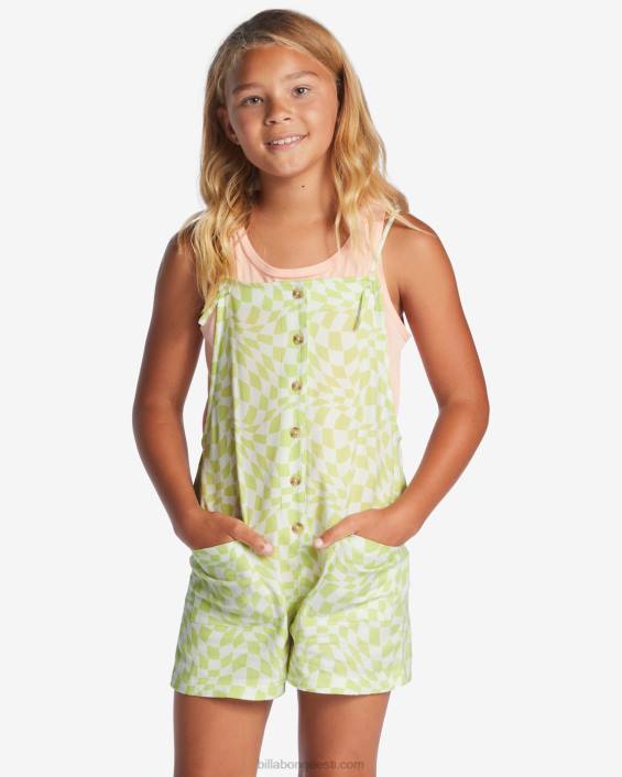 lainekell jr romper tüdrukud kerge laim D28T2752 Billabong