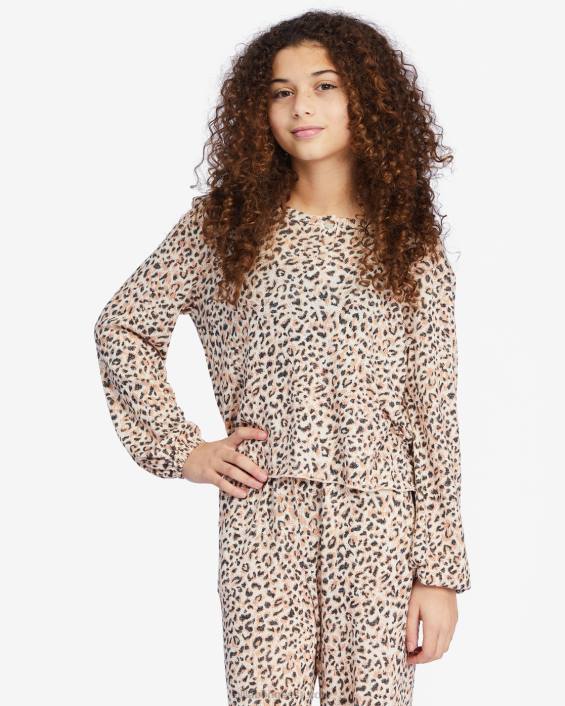 õnnelik henley pikkade varrukatega topp tüdrukud loom D28T2807 Billabong