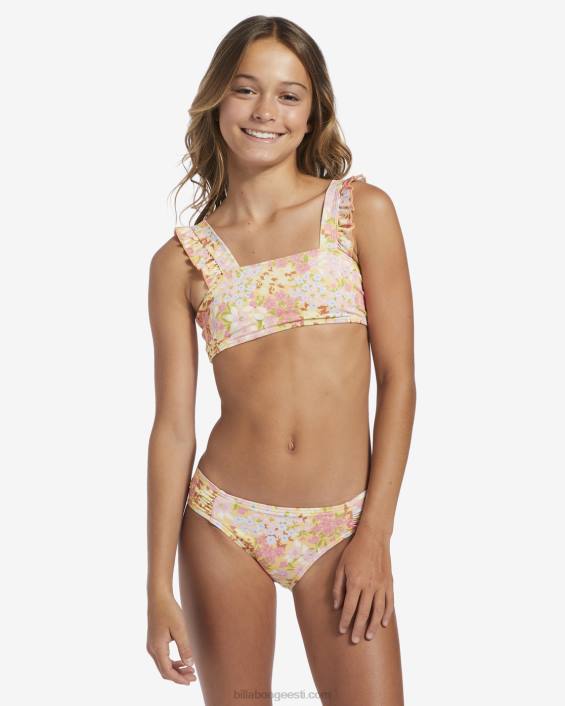 4-16 kevadine daydream tank kaheosaline ujumiskomplekt tüdrukud kuldne virsik D28T2709 Billabong