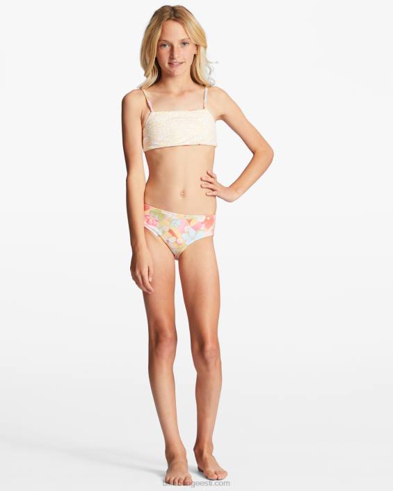 4-16 päikesekiirt igavesti pööratav kaheosaline ujumiskomplekt tüdrukud mitu D28T2727 Billabong